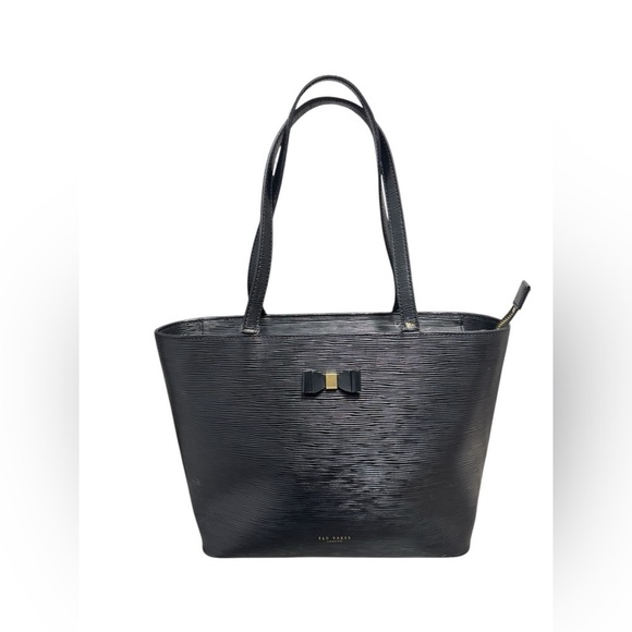 Ted Baker Handbags - TED BAKER Women’s Deannah Bow Detail Shopper Handbag, Black